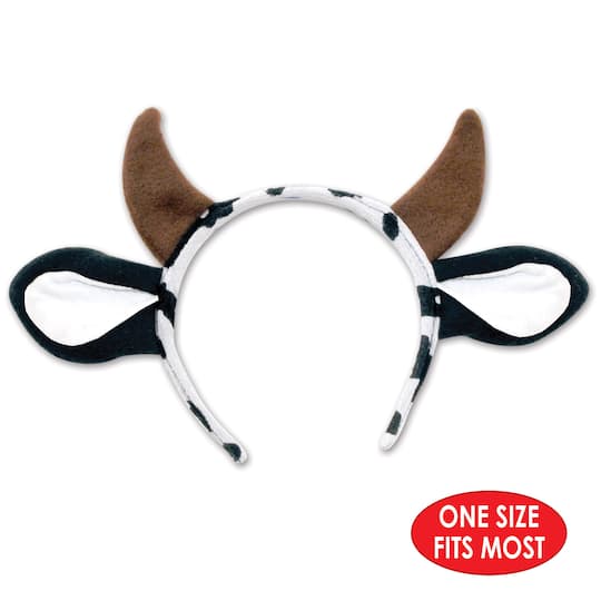 Beistle Adult Cow Headbands, 2ct.